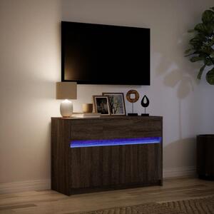 VidaXL TV-szekrény - Barna Tölgy - 91x34x61 cm