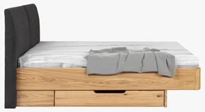 Masszív fa ágy tárolóhellyel 180 x 200 cm