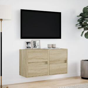 VidaXL Falra Szerelhető TV Szekrény - 2 db - Sonoma Tölgy - 41x31x45 cm