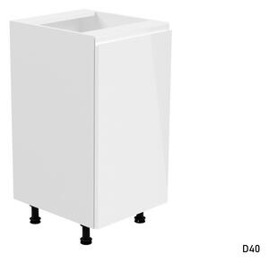 YARD D40 alsó konyhaszekrény, 40x82x47, fehér magasfényű, jobb