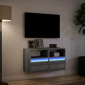 VidaXL Falra Szerelhető TV Szekrény Szett - Sonoma Szürke - 2 db - 41x31x45 cm