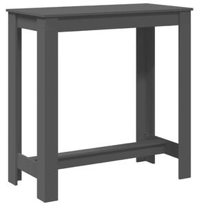 VidaXL Fekete Fa Bárasztal - 102x50x103,5 cm