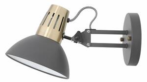 Lámpa Fali lámpatest ARTEMIA, 2195, AC220-240V, 50/60Hz, 1*E27, max.40W, IP20, Átmérő 16,3cm, egyes, fekete