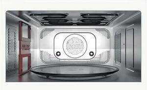Whirlpool MWSC 833 SB Mikrohullámú sütő, 33L, 900W, Crisp, Dual Crisp, Ezüst