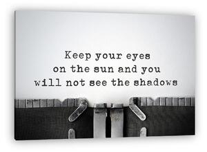 Hope. Inspiráló idézet egy régi írógépen. (vászonkép)