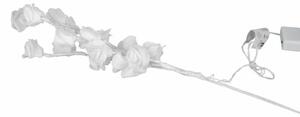 GARTHEN Fénydekoráció Dekoratív rózsák 16 LED 45 cm