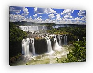 Iguassu vízesés a legnagyobb vízesések a bolygón, (vászonkép)