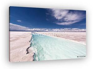 Salinas Grandes. Sótermelés (vászonkép)