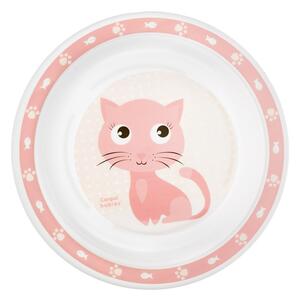 Canpol babies étkezési szett - rózsaszín cica