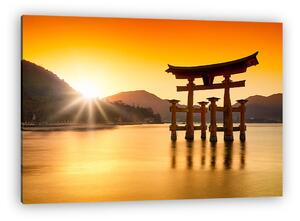 Torii Miyajima Japánban (vászonkép)