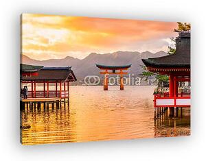 Miyajima Torii kapu, Japán. (vászonkép)