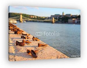 Cipők a Duna-parton (Budapest) (vászonkép)