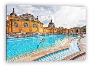 Széchenyi gyógyfürdő Budapesten. (vászonkép)