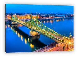 Budapest, Szabadság híd, Magyarország (vászonkép)
