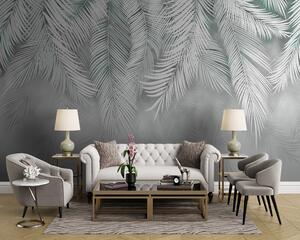 Fotótapéta Trópusi levelek menta árnyékokkal, Fotótapéta erdő, Fotótapéta erdő trópusok, u48556v3 : Uwalls.hu