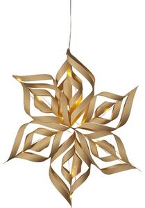 Aranyszínű fénydekoráció karácsonyi mintával Bella – Star Trading