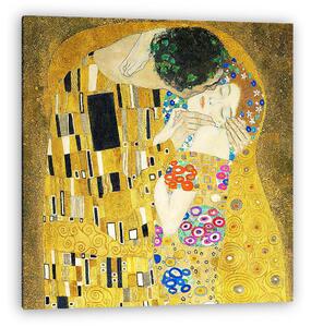 Gustav Klimt: A csók (részlet), 1908 (vászonkép)