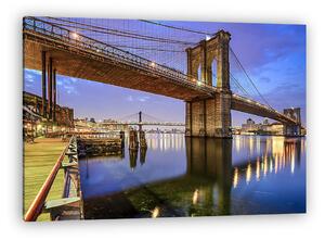 Brooklyn Bridge New Yorkban (vászonkép)