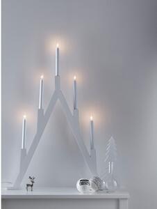 Fehér fénydekoráció karácsonyi mintával Bjurfors – Markslöjd