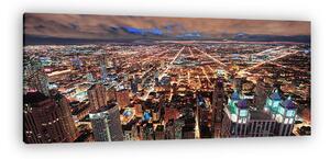 Chicago belvárosi panoráma (vászonkép)
