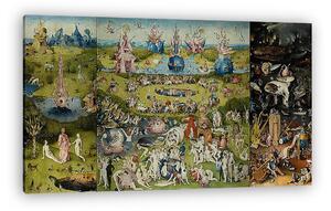Hieronymus Bosch: A gyönyörök kertje triptichon (vászonkép)