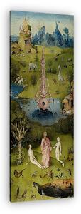 Hieronymus Bosch: A Gyönyörök kertje triptichon, A Paradicsom, bal panel (vászonkép)
