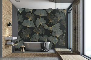 Fotótapéta Elegáns ginkgo levél mintás design, Modern fotótapéta, Modern fotótapéta, u53248 - Muralas.hu