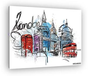 London City Sketch (vászonkép)