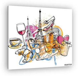 Paris Sketch (vászonkép)