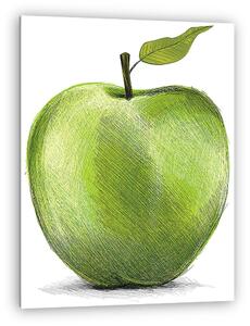 Zöld Apple rajz (vászonkép)