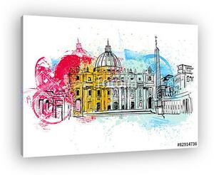 Vatican Sketch (vászonkép)