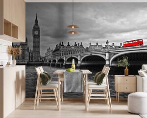 Fotótapéta London, szürke és piros, Városok és országok fotótapéta, u53383 : Uwalls.hu