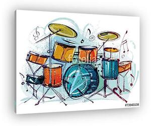 Drum Set (vászonkép)