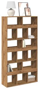 Fa Könyvespolc - 15 Rekeszes - 100x33x187,5 cm