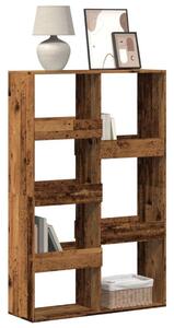 Fa Könyvespolc - Rusztikus Antik Fa - 100x33x155,5 cm