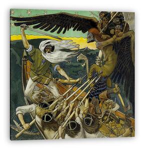 Akseli Gallen-Kallela: Sammon puolustus (vászonkép)