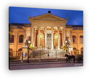 Palermo - Teatro Massimo (vászonkép)