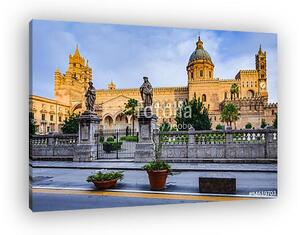 Palermo város Szicíliában, Olaszország (vászonkép)