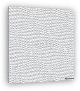 Absztrakt 3d fehér geometrikus háttérkép (vászonkép)