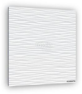 Absztrakt 3d fehér geometrikus háttérkép (vászonkép)