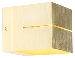 Modern fali lámpa arany 9,7 cm - Transfer Groove