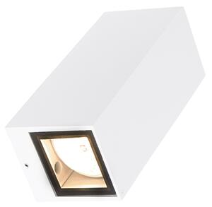 Modern fali lámpa fehér 2-lámpás GU10 AR70 IP54 - Baleno