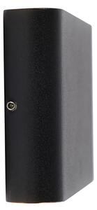 Modern kültéri fali lámpa fekete 17,5 cm LED-del IP65 - Batt