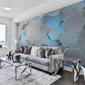 Fotótapéta Hatszögletű, modern, fémes mintás design, Modern fotótapéta, Modern fotótapéta, u59733 - Muralas.hu