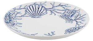 Maris kék-fehér porcelán tálaló tányér, ø 34 cm - Villa Altachiara
