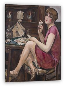 Gerda Wegener: Szív királynő - Lili portéja (vászonkép)