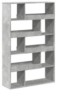 VidaXL Könyvespolc - Beton Szürke - 10 Polc - 100x33x156,5cm