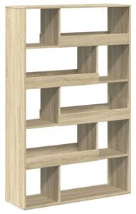 VidaXL Fa Térelválasztó Könyvespolc - Sonoma Tölgy - 100x33x156,5cm
