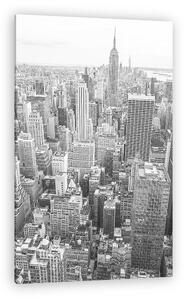Nézd meg Midtown Manhattan New York City skyline monokróm bl (vászonkép)
