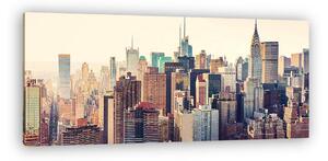 A New York-i városkép légifelvétele (vászonkép)